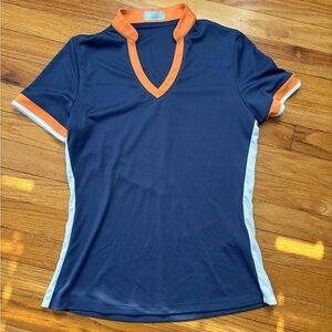 Callaway Navy and Orange Polo Shirt